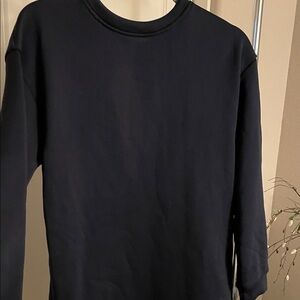 Navy Blue Sweatshirt dress